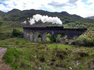Glenfinnan Viaduct and the Jacobite Steam Train