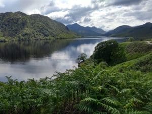 Loch Arkaig and Glenfinnan hills