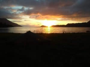 Sunset Inverie Bay, Knoydart