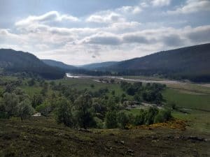 Glen Dee and the River Dee near Braemar