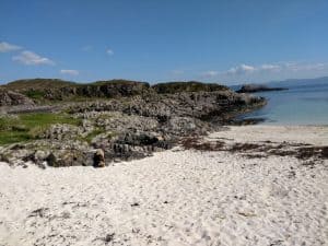 Rhu Beach near Arisaig in the West Highlands